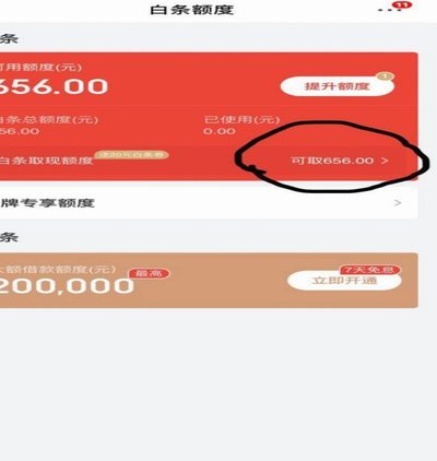 京东白条取出额度 商家是否可见？