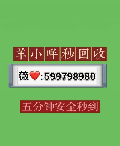 羊小咩数码回收快人一步