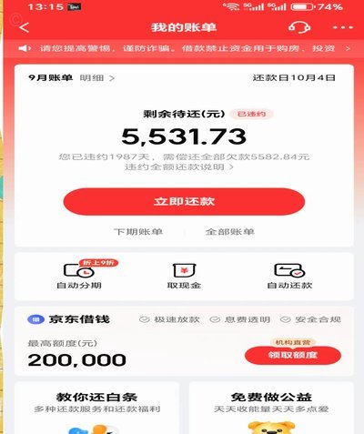 白条逾期怎么办