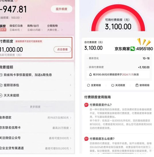 白条加油包有额度却用不了怎么回事？